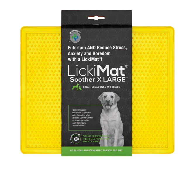 Lickimat Soother XL Yellow lakumatt koertele