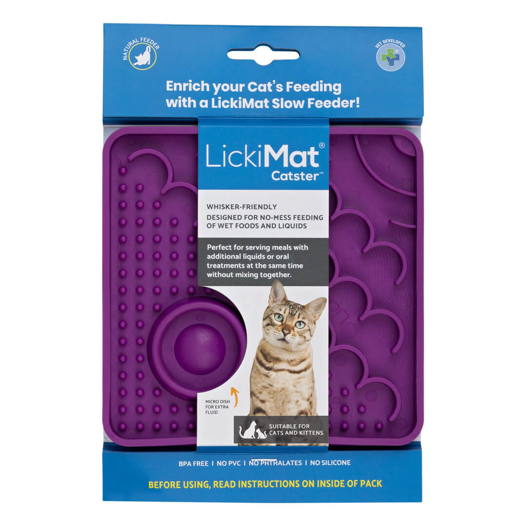 Lickimat Catster Purple lakumatt kassidele