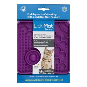 Lickimat Catster Purple lakumatt kassidele