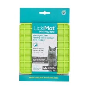 Lickimat Mini Playdate Green lakumatt kassidele
