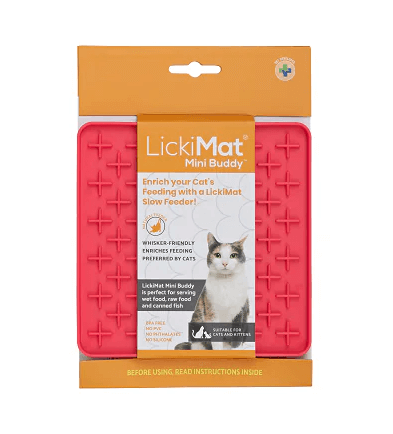 Lickimat Mini Buddy Pink lakumatt kassidele