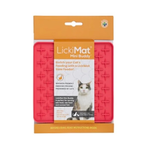 Lickimat Mini Buddy Pink lakumatt kassidele