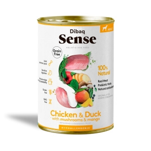 Dibaq Sense kana ja pardiga konserv koertele 380g