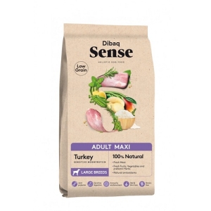 Dibaq Sense LG Adult Maxi kalkuniga suurt tõugu koeratoit 12kg