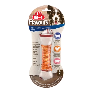 8 in1 Triple Flavor L, 85 g Täiendsööt täiskasvanud koertele (> 20 kg)