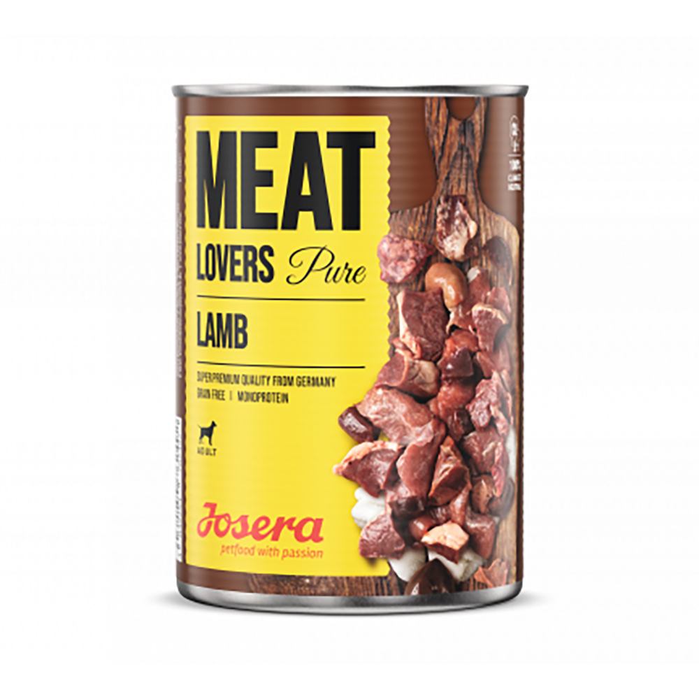 Josera Meat Lovers puhas lambaliha 800g konserv koerale (kast =6tk)