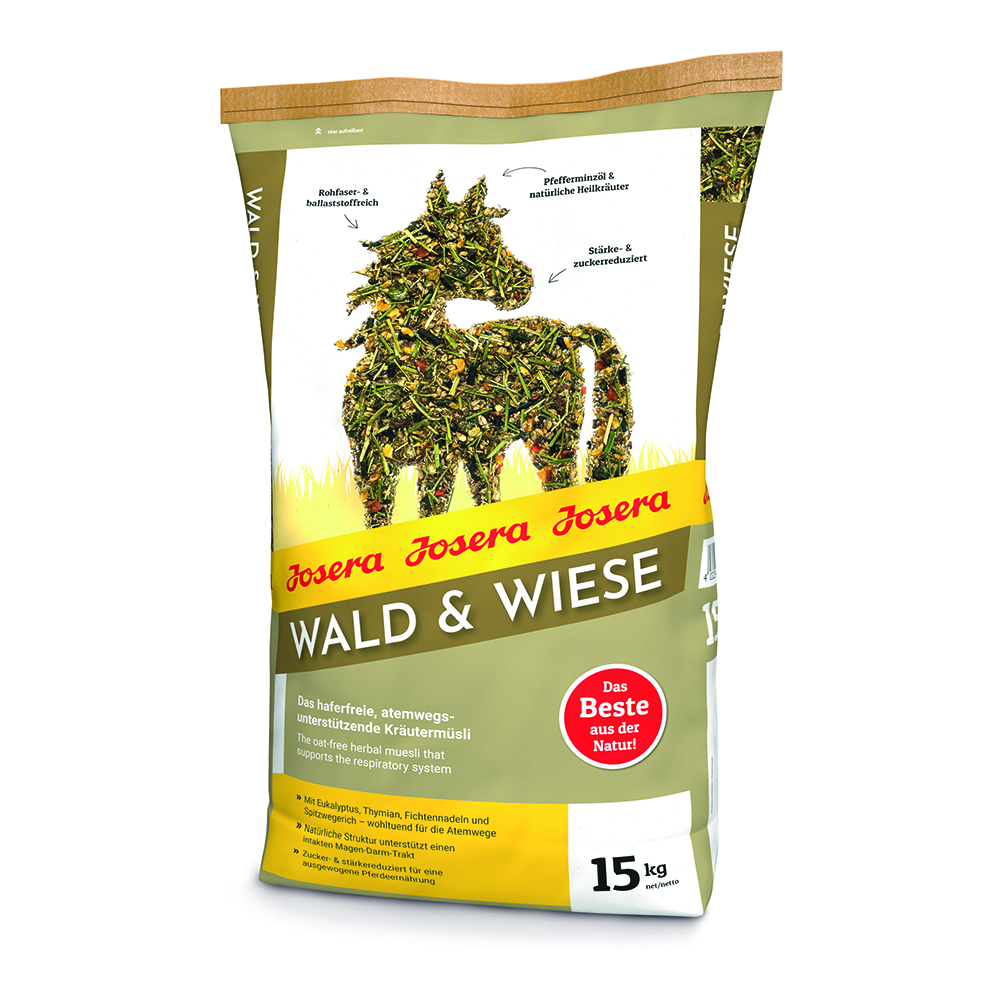 Josera zirgiem Wald & Wiese 15 kg