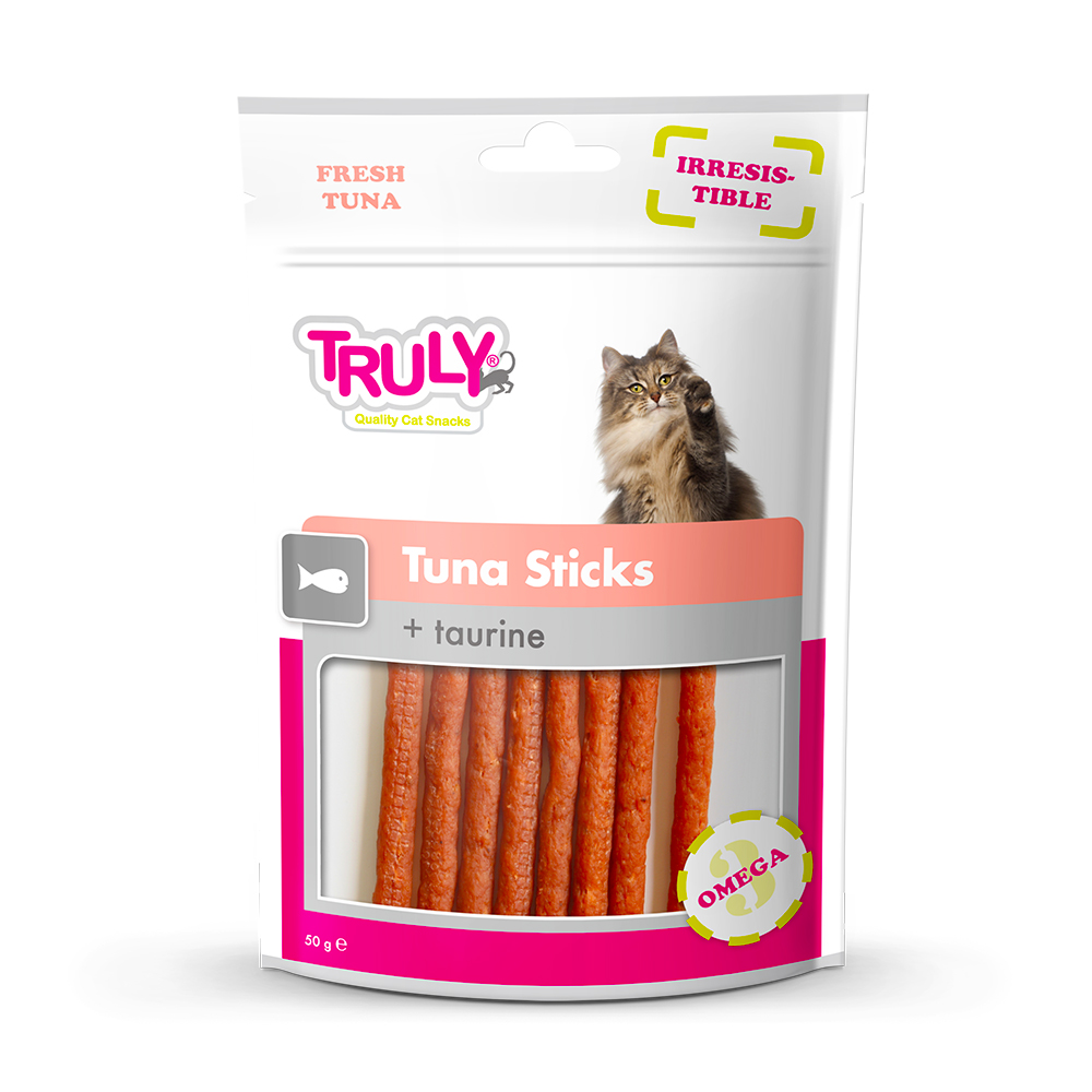 Truly tuunikala ja tauriiniga pulgad kassidele 50g