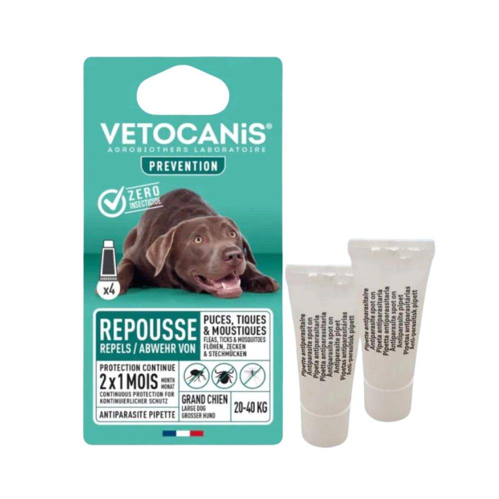 Vetocanis parasiiditõrje pipett suurele koerale (20-40kg) 4x3ml