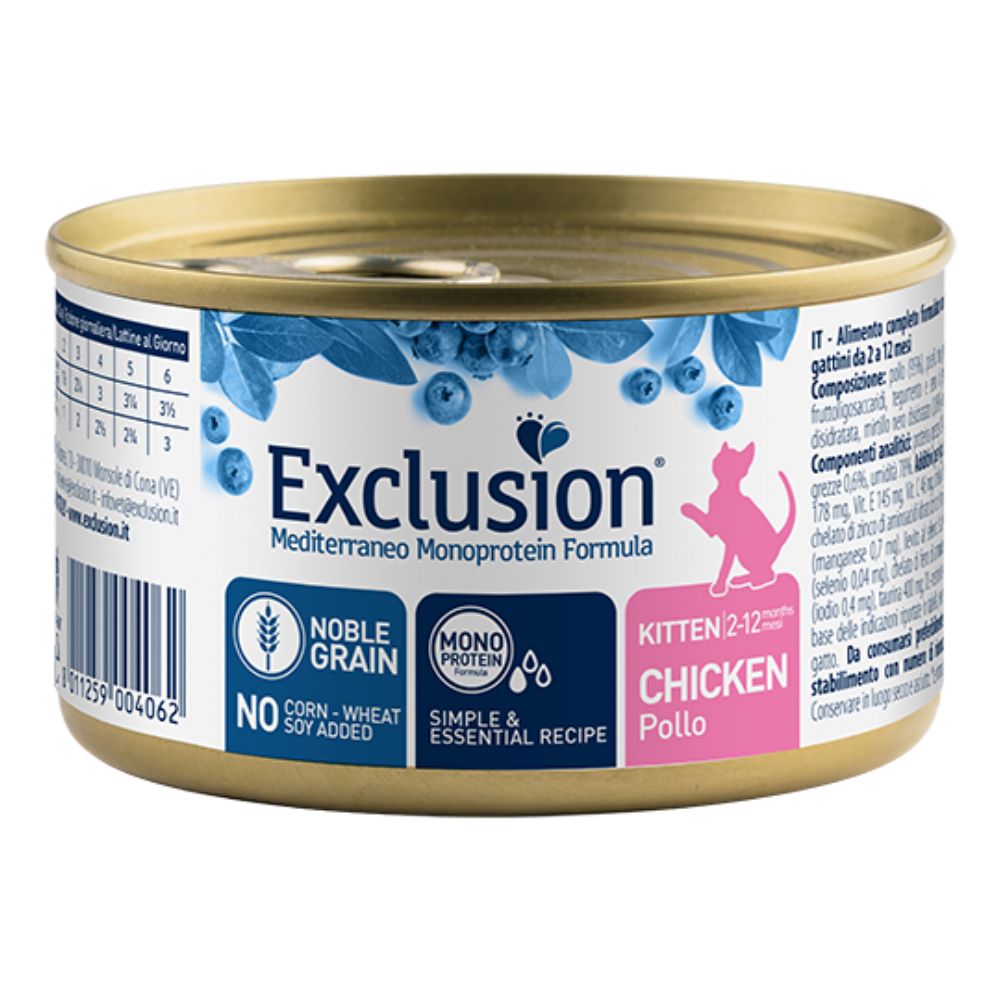 EXCL Mediterraneo konserv kassipoegadele kanaga 85g