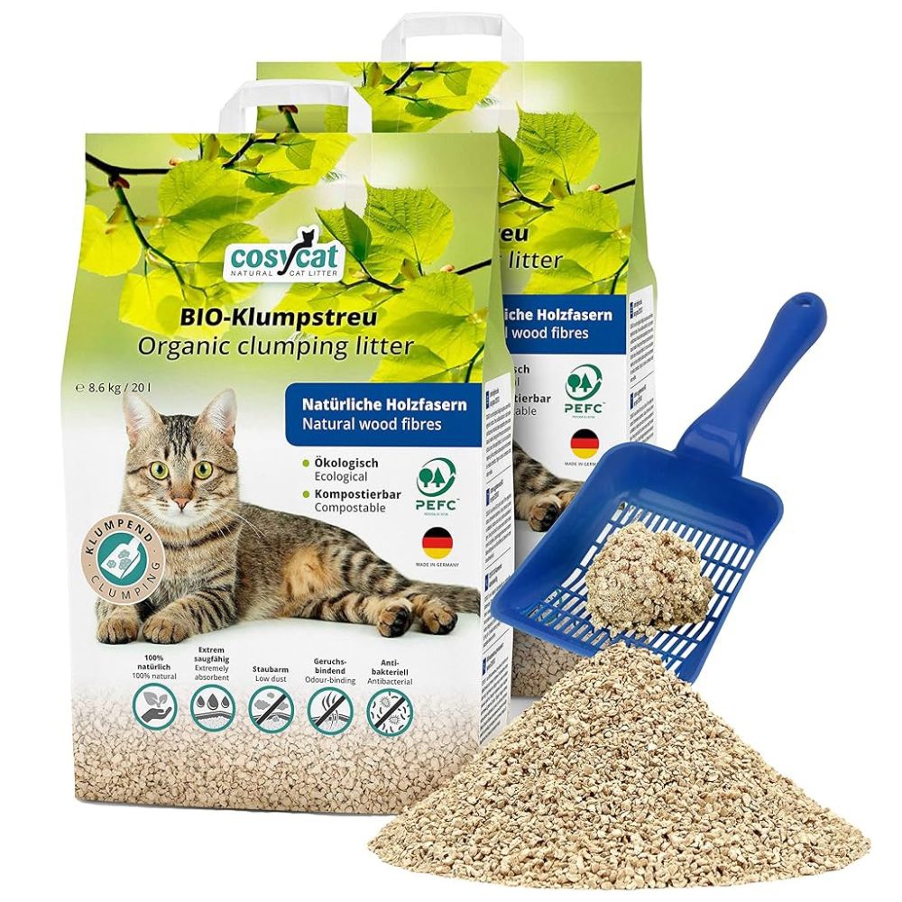 CosyCat puidust paakuv ökoloogiline kassiliiv 20L (8,6kg)