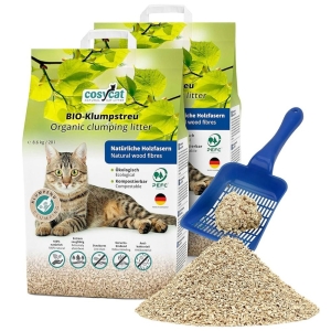 CosyCat puidust paakuv ökoloogiline kassiliiv 20L (8,6kg)