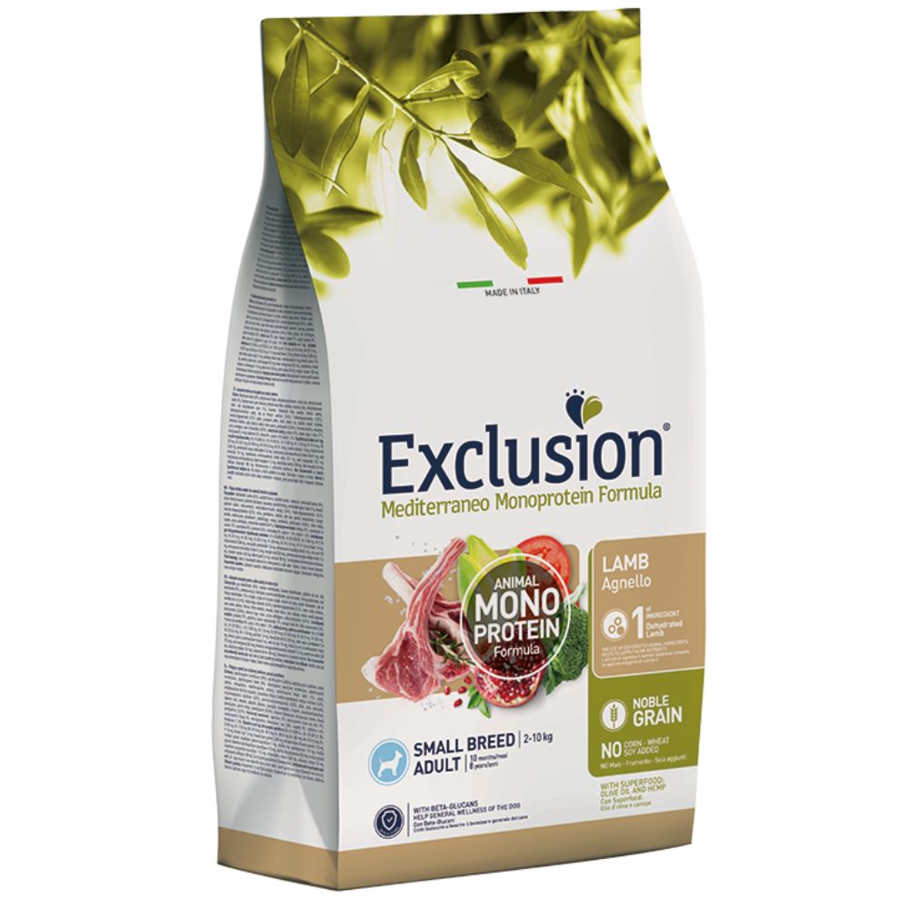 EXCL Mediterraneo adult lamb small breed 2kg