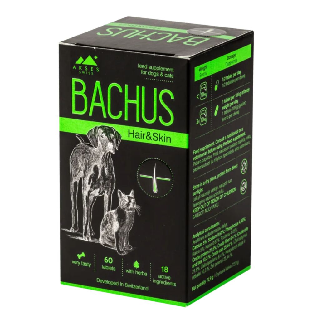 Bachus Hair & Skin, 60 tablett