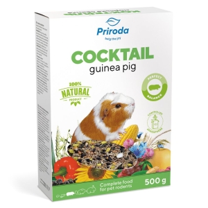 Näriliste sööt Priroda COCKTAIL merisigadele 0,5kg