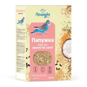 Linnusööt Priroda VIIRPAPAGOI Jood + kookospähkel 0,5kg