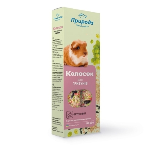 Teraviljapulk Priroda FRUITS närilistele 140g