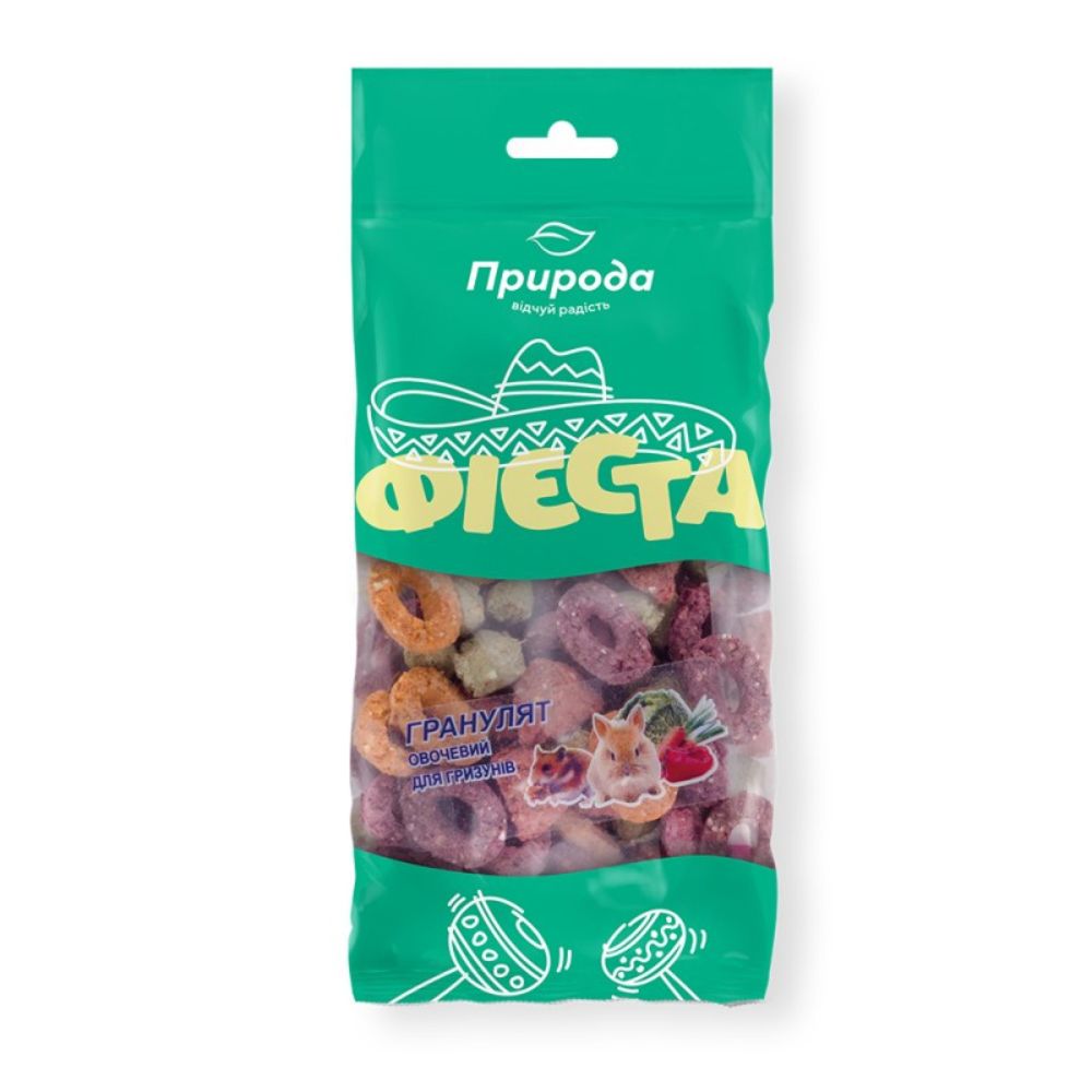 Graanulid närilistele Priroda FIESTA köögiviljad 100g