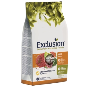 EXCL Mediterraneo puppy beef medium breed 3kg