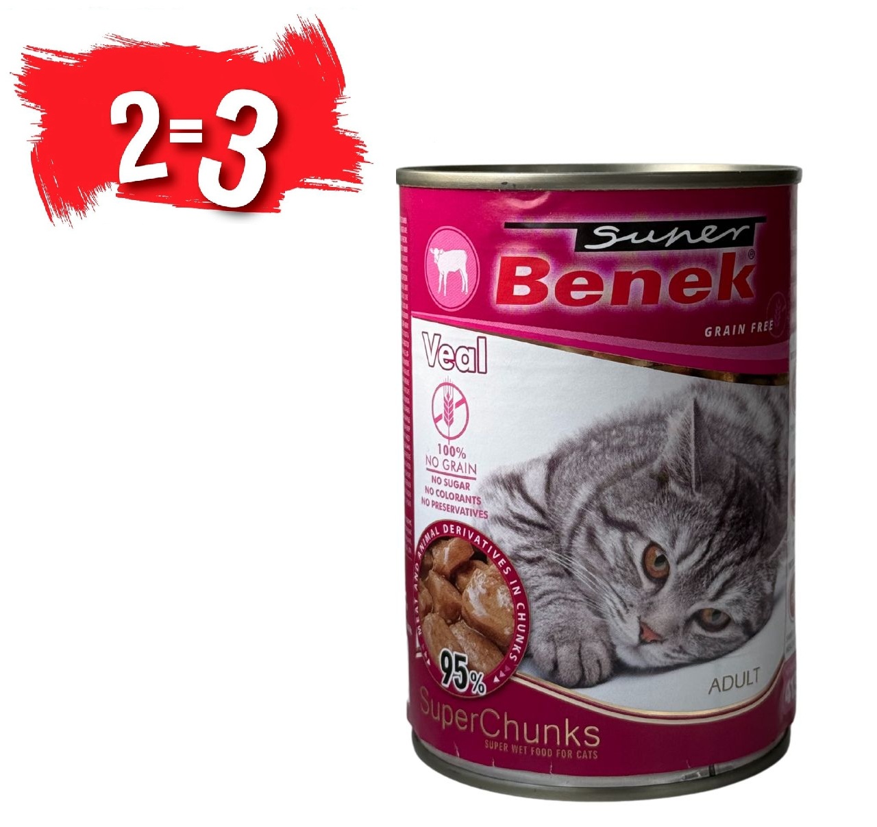 Super Benek konserv kassile vasikalihaga, tükid kastmes 415g