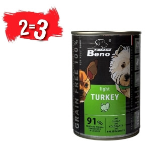 Super Beno konserv koerale kalkunilihaga, tükid kastmes 415g