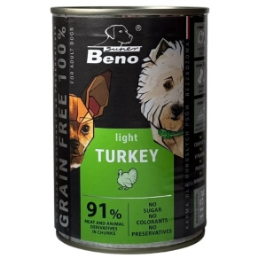 Super Beno konserv koerale kalkunilihaga, tükid kastmes 415g