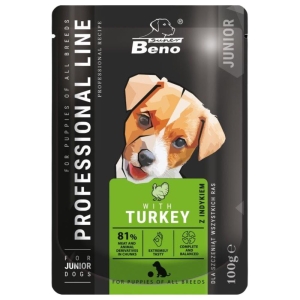 Super Beno konserv kutsikatele kalkunilihaga, 100g