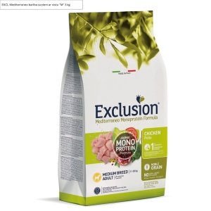 EXCL Mediterraneo adult chicken medium breed 3kg