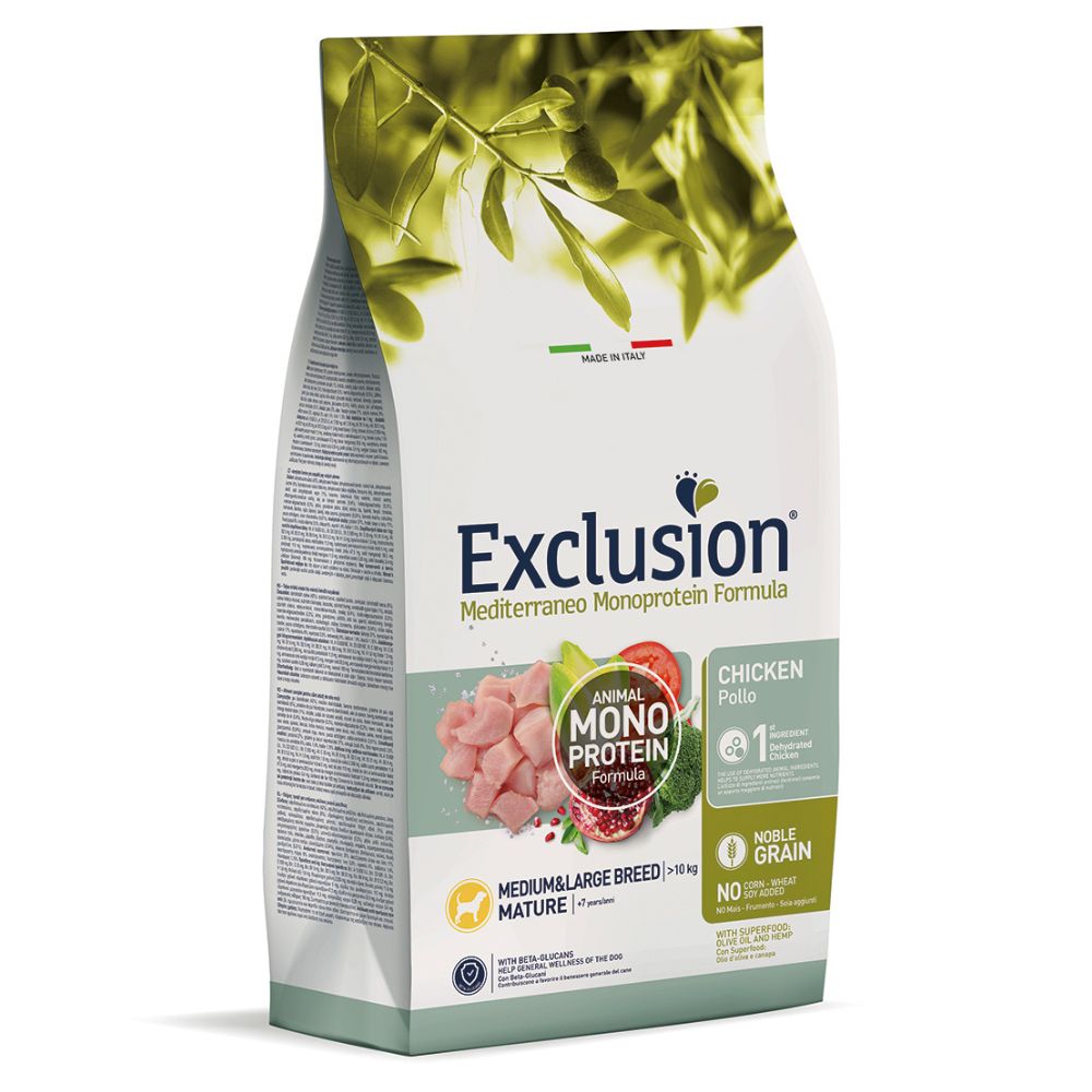 EXCL Mediterraneo senior chicken medium/large breed 12kg