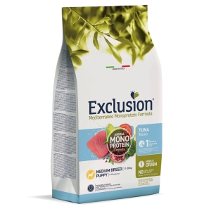 EXCL Mediterraneo puppy tuna medium breed 12kg