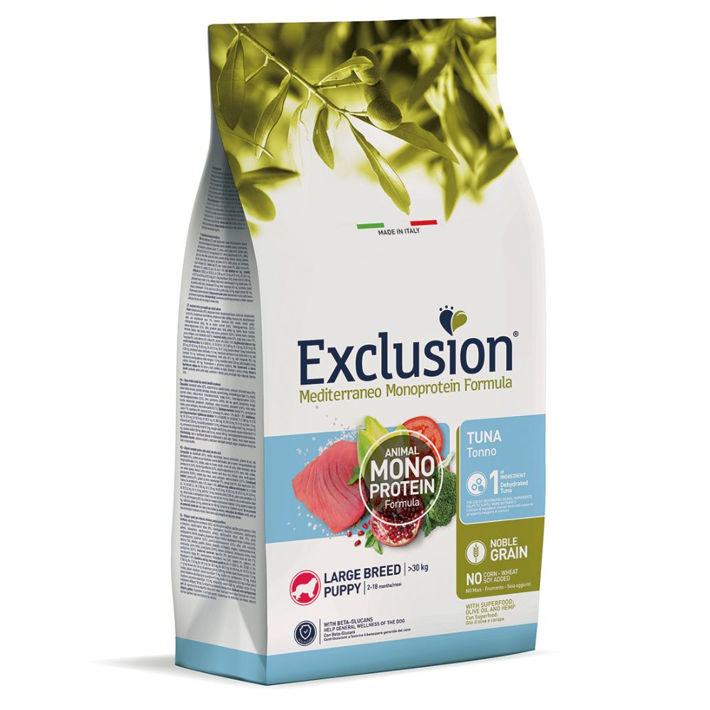 EXCL Mediterraneo puppy tuna large breed 12kg