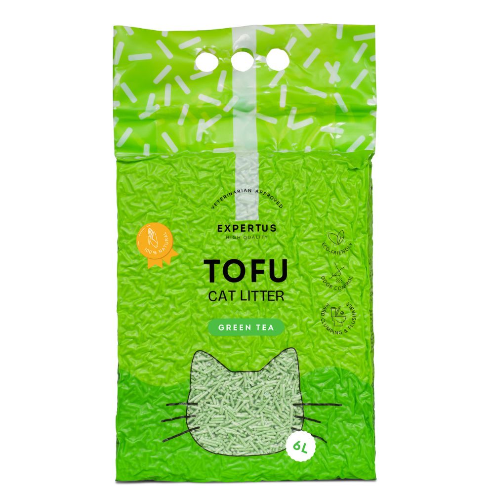 Expertus Tofu kassiliiv rohelise tee aroomiga 6L (2,6 kg)