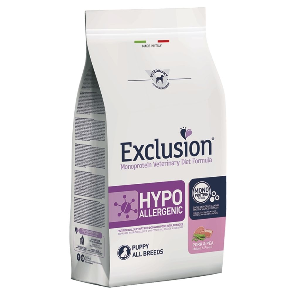 EXCL Hypoallergenic puppy pork & peas 2kg