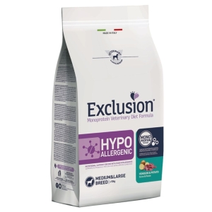 Exclusion Hypoallergenic adult venison & potato medium/large breed 2kg