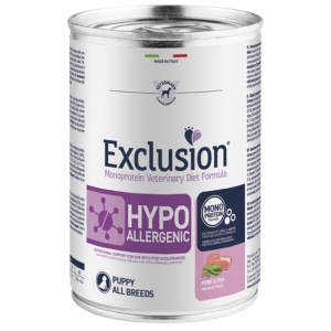 EXCL Hypoallergenic puppy konserv sealiha & hernestega 200g