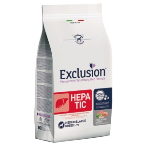 Exclusion Hepatic pork, rice & peas medium/large breed 2kg