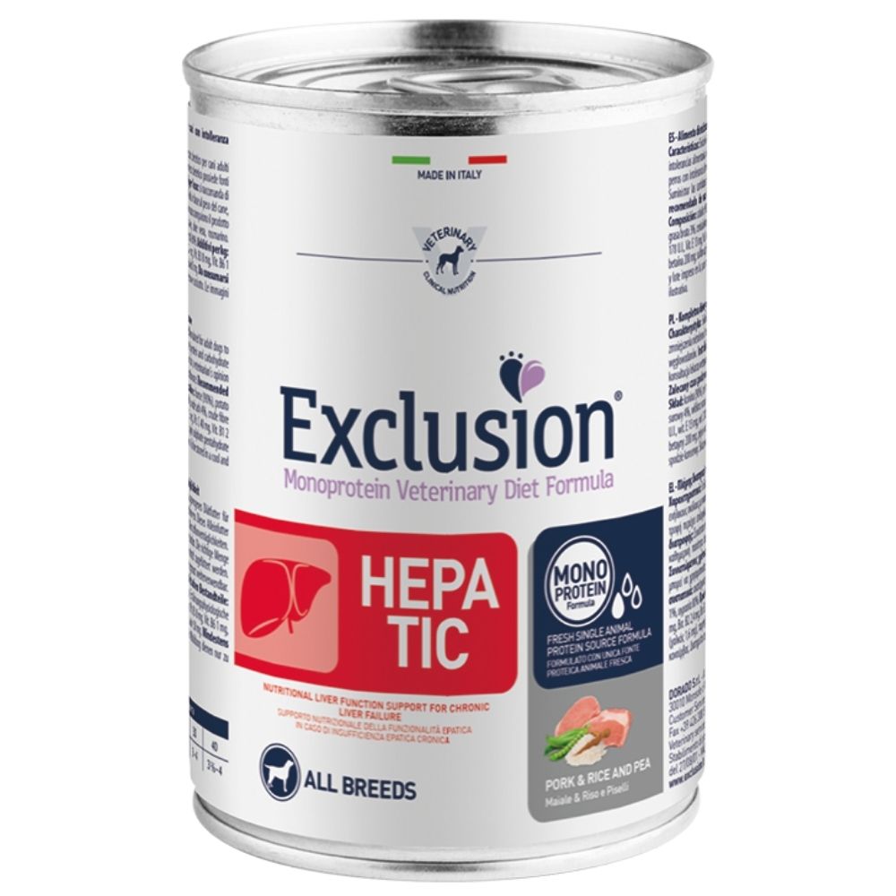 Exclusion Hepatic konserv sealiha, riisi & hernestega 400g
