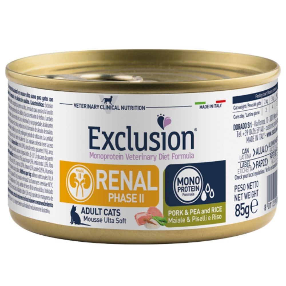 Exclusion Renal (II faasi) konserv sealiha, herneste & riisiga 85g