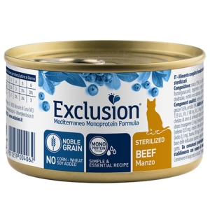 EXCL Mediterraneo konserv steriliseeritud kassidele loomalihaga 85g