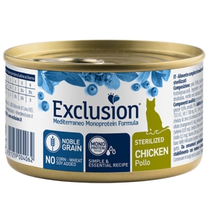 EXCL Mediterraneo konserv steriliseeritud kassidele kanaga 85g