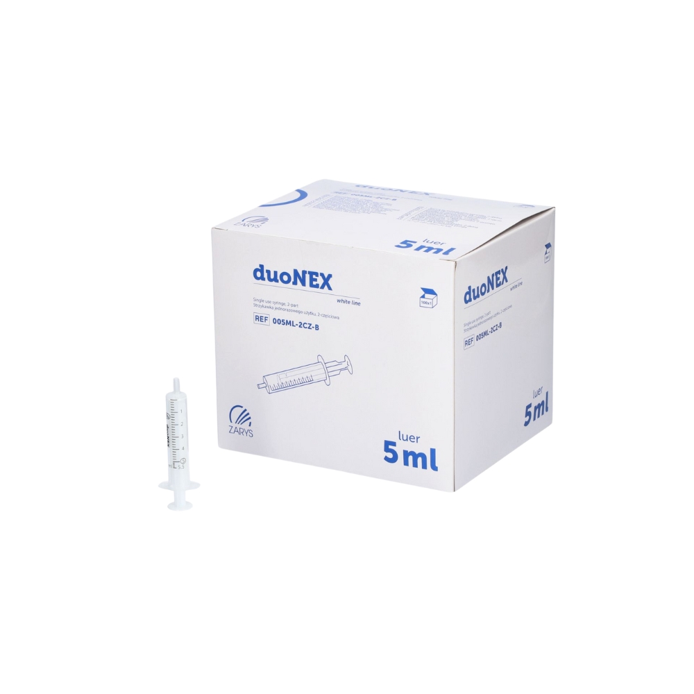 Süstal duoNEX 5 ml, 2-osaline, nõelata, N100