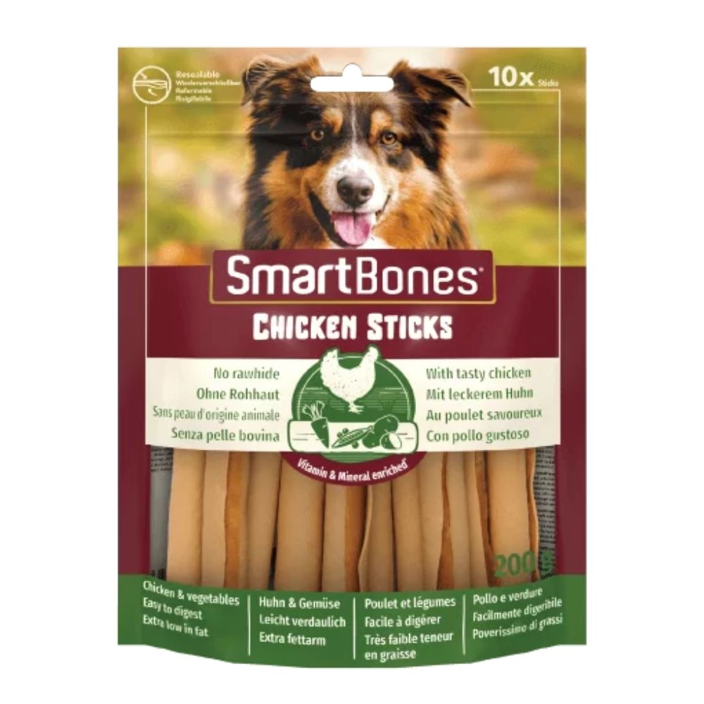 SmartBones Chicken Sticks 10tk, 200g.