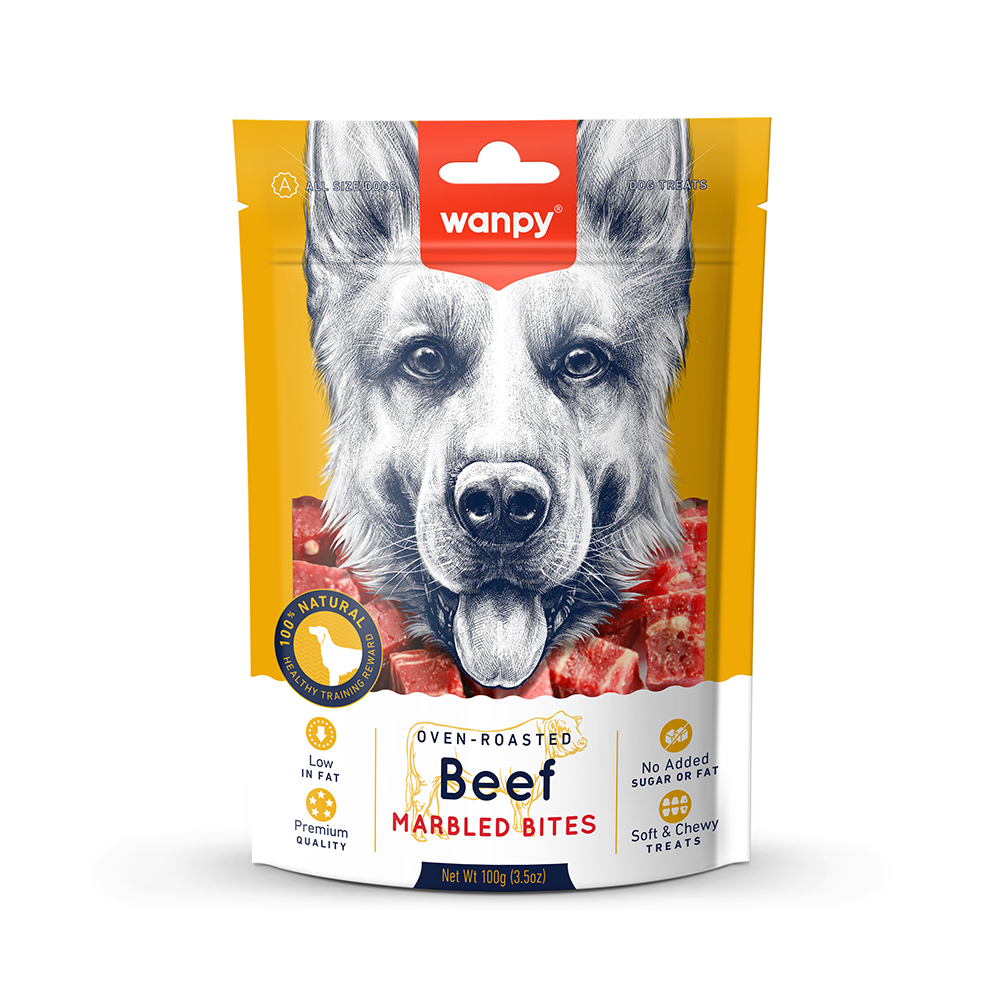 Wanpy ahjus röstitud loomalihapalad koertele 100g