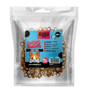 Bubu Pets koeramaius närimisrõngad lõhega 500g
