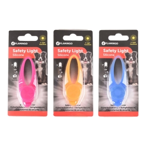 FLMG turvalisuse ripats silikoonist LED-valgustusega, 8x2.5x2cm, assortii