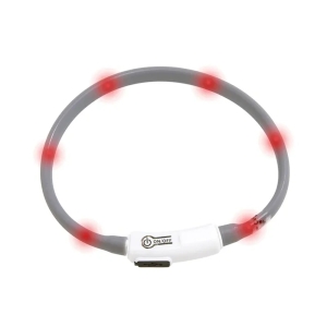 FLMG turvakaelarihm „Visio Light Basic” LED-valgustusega, must, 20-35cm