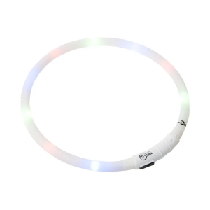 FLMG turvakaelarihm „Visio Light Basic” LED-valgustusega, valge, 20-70cm