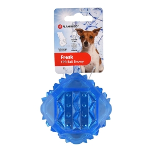 FLMG koerte mänguasi TPR “Fresk Snowy” pall, sinine 8,3cm