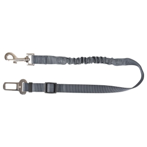 FLMG auto turvavöö ühendusrihm koertele "Ruka" elastne L, hall 60-80cm/25 mm
