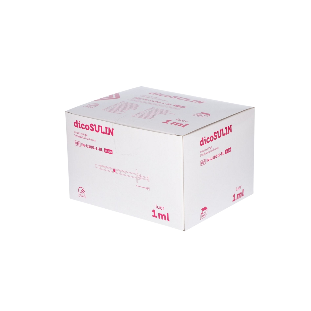 Insuliinisüstal dicoSULIN 1 ml, nõelaga, N100